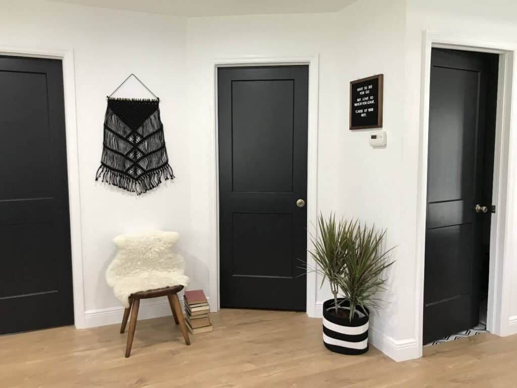 Black Interior Doors